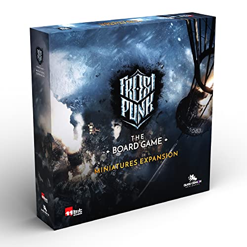 5904292004027 - FROSTPUNK THE BOARD GAME MINIATURES EXPANSION | POST-APOCALYPTIC SURVIVAL GAME | SCI-FI STRATEGY GAME FOR ADULTS | AGES 16+ | 1-4 PLAYERS | AVG. PLAYTIME 120-150 MINUTES | MADE BY REBEL STUDIO