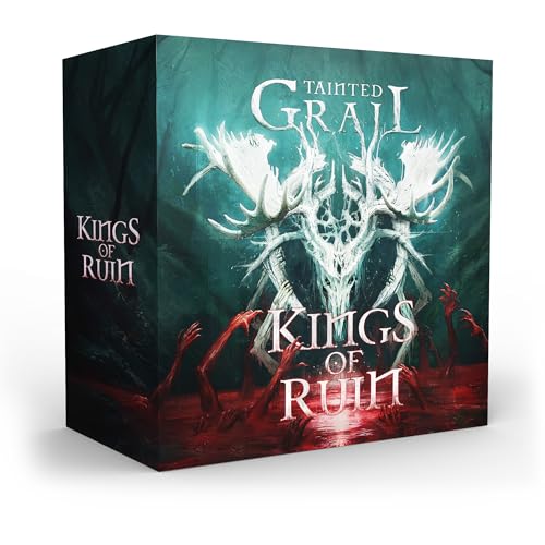 5904689271711 - TAINTED GRAIL: KINGS OF RUIN BOARD GAME CORE BOX - EXPLORE DARK LANDS AND UNRAVEL IMMERSIVE STORIES! AGES 14+, 1-4 PLAYERS, 2-3 HOUR PLAYTIME, MADE BY AWAKEN REALMS