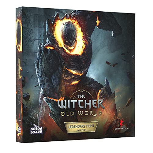 5906874198612 - THE WITCHER BOARD GAME LEGENDARY HUNT EXPANSION | FANTASY GAME | COMPETITIVE ADVENTURE GAME | STRATEGY GAME FOR ADULTS | AGES 14+ | 1-5 PLAYERS | AVG. PLAYTIME 90-150 MINUTES | MADE BY GO ON BOARD