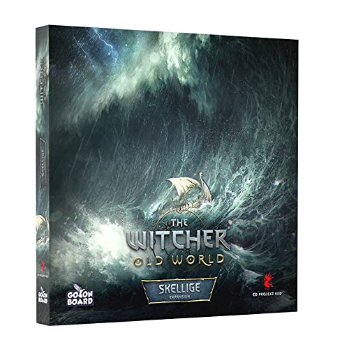 5906874198629 - THE WITCHER BOARD GAME SKELLIGE HUNT EXPANSION | FANTASY GAME | COMPETITIVE ADVENTURE GAME | STRATEGY GAME FOR ADULTS | AGES 14+ | 1-5 PLAYERS | AVG. PLAYTIME 90-150 MINUTES | MADE BY GO ON BOARD