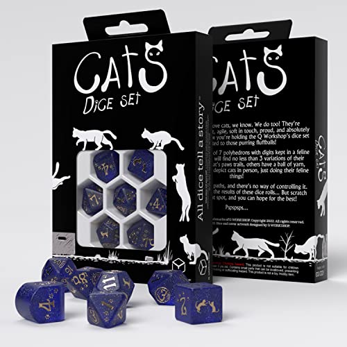5907699496686 - CATS MODERN DICE SET MEOWSTER