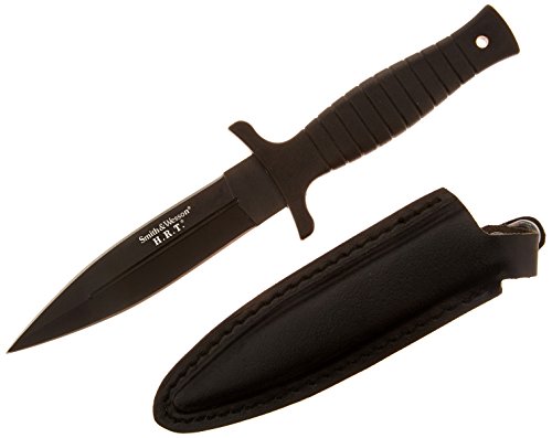 5915903786140 - SMITH & WESSON SWHRT9B BLACK HRT BOOT KNIFE