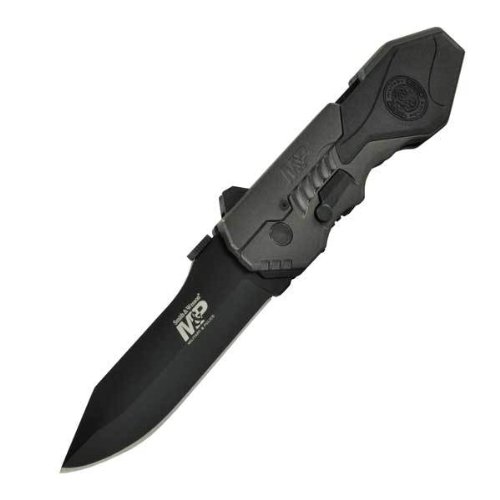 5915903786249 - SMITH & WESSON MILITARY & POLICE SWMP4LS LARGE M.A.G.I.C. ASSISTED OPENING LINER LOCK FOLDING KNIFE