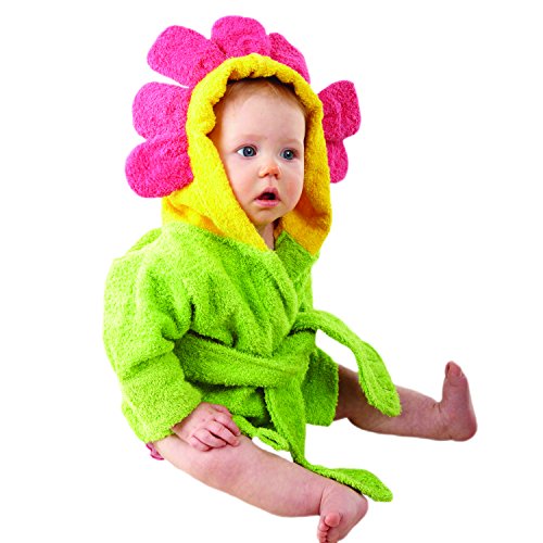 5939359486058 - BABY ASPEN HOODED SPA ROBE, SHOWERS AND FLOWERS