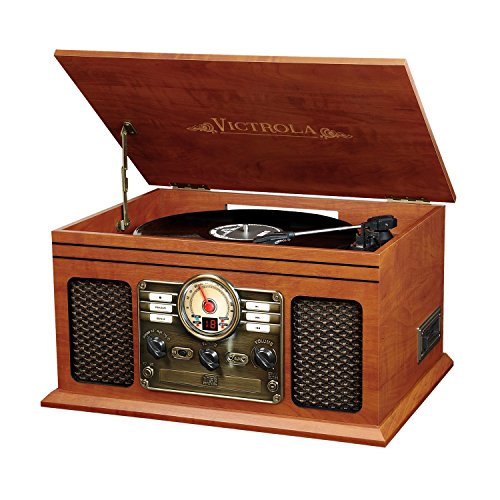 5940982086461 - VICTROLA VTA-200B NOSTALGIC CLASSIC 6-IN-1 TURNTABLE WITH BLUETOOTH, MAHOGANY