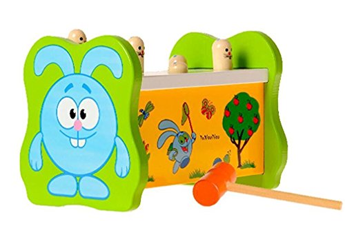 5945154257007 - MY CHILDLIKE CHILDREN PLAYING HAMSTER KNOCK WOODEN TOYS PARENT-CHILD INTERACTIVE GAMES