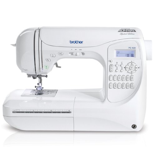 0596090549890 - BROTHER PROJECT RUNWAY PC420PRW 294-STITCH PROFESSIONAL GRADE COMPUTERIZED SEWING MACHINE WITH 3 BUILT-IN LETTERING STYLES, AND CARRYING CASE