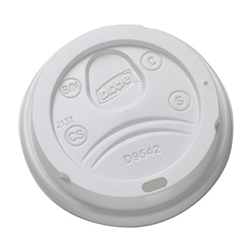 5971459031202 - DIXIE 9542500DX WISESIZE (CASE OF 500) DOME LID FOR 10-16 OZ PERFECTOUCH CUPS AND 12-20 OZ PAPER HOT CUPS, WHITE