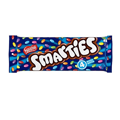 0059800848565 - SMARTIES CHOCOLATE CANDIES 4 X 45GRAM PACK OF 4 BOXES