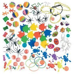 0599038446121 - 100 PC SMALL TOY ASSORTMENT- GREAT FOR CRANE GAME REFILLS AND PRIZES