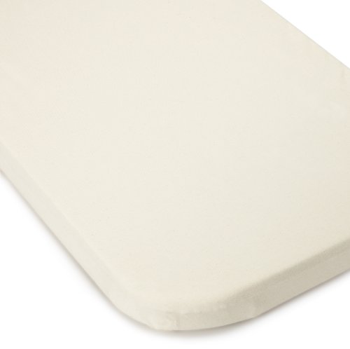 0599038727060 - BARGOOSE NATURAL COTTON FITTED BASSINET SHEETS