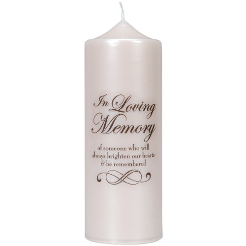 0599039135710 - DARICE VL5880, IN LOVING MEMORY CANDLE DECAL 3-INCH-BY-3-1/2-INCH