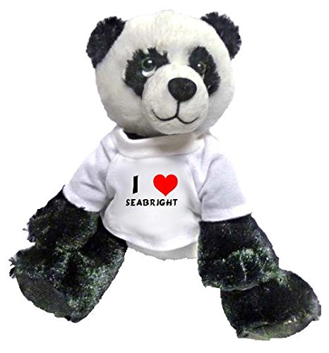 5993000215923 - PLUSH PANDA TOY WITH I LOVE SEABRIGHT T-SHIRT (FIRST NAME/SURNAME/NICKNAME)