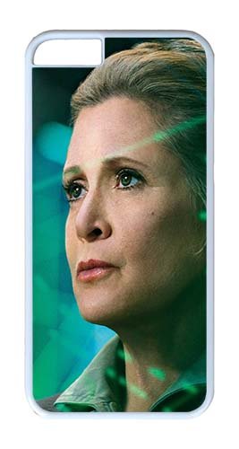 6000012269512 - IPHONE 6 CASE,CUSTOM DESIGN STAR WARS PRINCESS LEIA CARRIE FISHER PERSONALIZED BUMPER COVER HARD PLASTIC PC WHITE CASE FOR IPHONE 6 4.7INCH