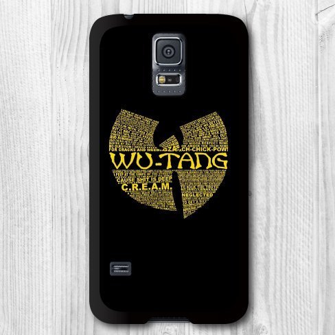 0600060035785 - FOR SAMSUNG GALAXY S5 CASE,NEW FASHION DESIGN WU TANG PATTERN PROTECTIVE HARD PHONE COVER SKIN CASE FOR SAMSUNG GALAXY S5 I9600 +SCREEN PROTECTOR