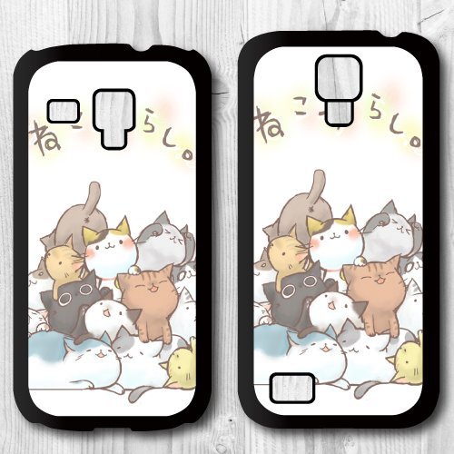 0600070129733 - FOR SAMSUNG GALAXY S3 MINI CASE, CUTE CATS PATTERN DESIGN PROTECTIVE HARD PHONE COVER SKIN CASE FOR SAMSUNG GALAXY S3 MINI