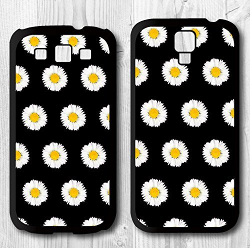 0600070156371 - FOR SAMSUNG GALAXY S4 / S3 CASE, DAISY FLOWER PATTERN PROTECTIVE HARD PHONE COVER SKIN CASE FOR SAMSUNG GALAXY S4 + SCREEN PROTECTOR