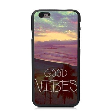 0600070238183 - FOR IPHONE 5C CASE, FASHION GOOD VIBES PATTERN PROTECTIVE HARD PHONE COVER SKIN CASE FOR IPHONE 5C +SCREEN PROTECTOR