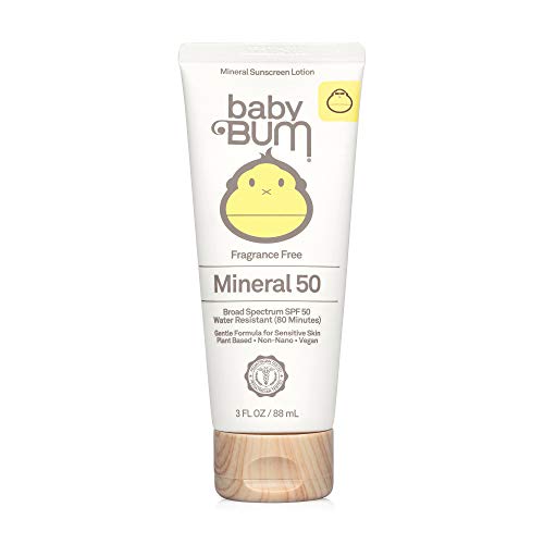 0600137553792 - SUN BUM BABY BUM SPF 50 SUNSCREEN LOTION WITH MINERAL UVA/UVB FACE AND BODY PROTECTION FOR SENSITIVE SKIN - FRAGRANCE FREE - TRAVEL SIZE - 3 FL OZ
