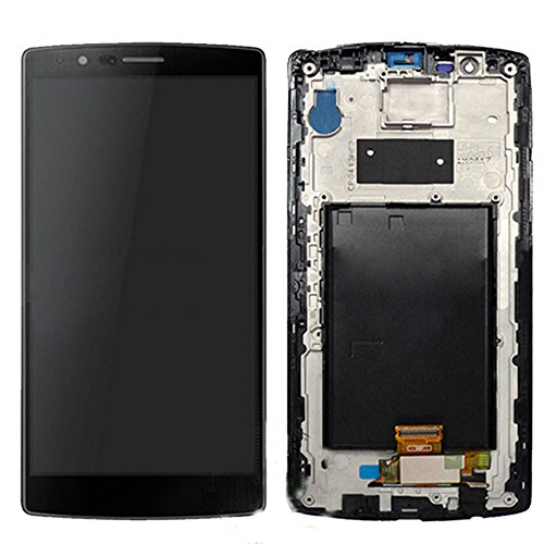 0600209304239 - LCD DISPLAY TOUCH SCREEN DIGITIZER + FRAME FOR LG G4 H810 H811 H815 VS986 LS991 F500L (BLACK W/ FRAME)