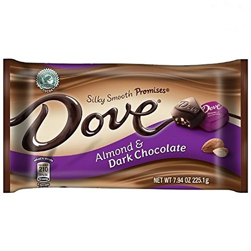 0600231739641 - DOVE PROMISES ALMOND AND DARK CHOCOLATE CANDY 7.94-OUNCE BAG (PACK OF 2)