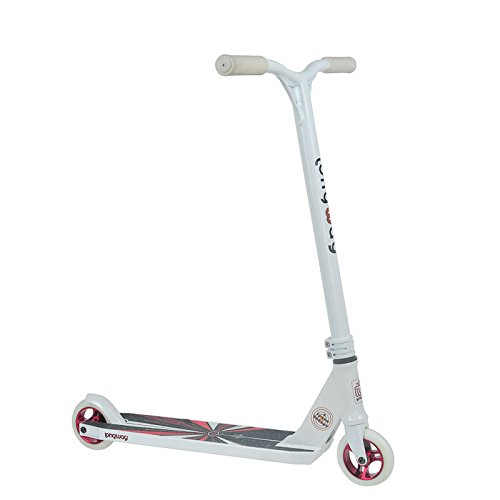 0600346811041 - LONGWAY SPACE EXCAPE STUNT SCOOTER IN WHITE COLOR