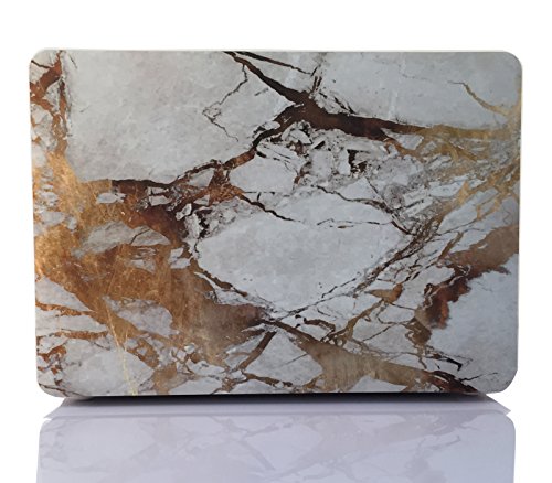 0600380388349 - HASESS® DESIGNED FOR MACBOOK 12'' WITH RETINA CASE HARD SHELL COVER DESIGNER ART PATTERN FOR APPLE MACBOOK 12 WITH RETINA DISPLAY A1534 (2015 NEWEST VERSION) (WHITE MARBLE)