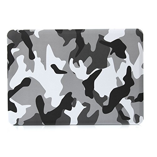 0600380566402 - HASESS® 13-INCH CASE HARD SHELL COVER DESIGNER ART PATTERN FOR APPLE MACBOOK PRO 13.3 (NON-RETINA) A1278 (SNOWLAND CAMOUFLAGE)
