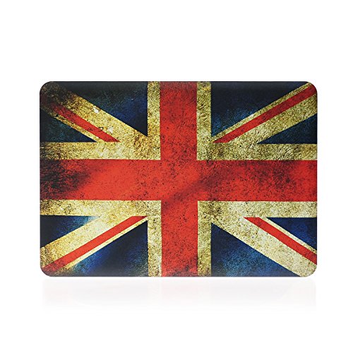 0600380578269 - HASESS 13-INCH UK FLAG 3 IN 1 CASE HARD SHELL COVER DESIGNER ART PATTERN FOR APPLE MACBOOK PRO 13.3 (NON-RETINA) A1278 + CLEAR TPU KEYBOARD COVER + CLEAR LCD SCREEN PROTECTOR (UK FLAG)