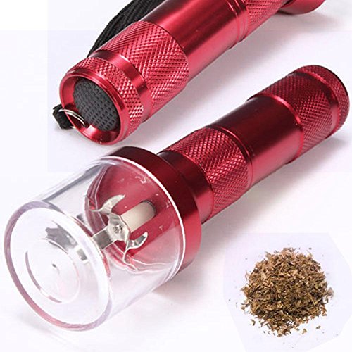 6004464682431 - ELECTRIC ALLLOY METAL GRINDER CRUSHER CRANK TOBACCO SMOKE SPICE HERB MULLER RED
