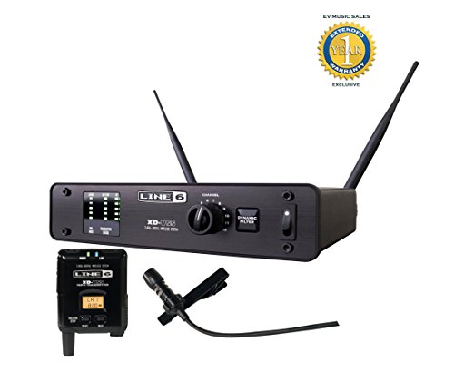 0600599650107 - LINE 6 XD-V55L DIGITAL WIRELESS LAVALIER MICROPHONE SYSTEM WITH 1 YEAR FREE EXTENDED WARRANTY