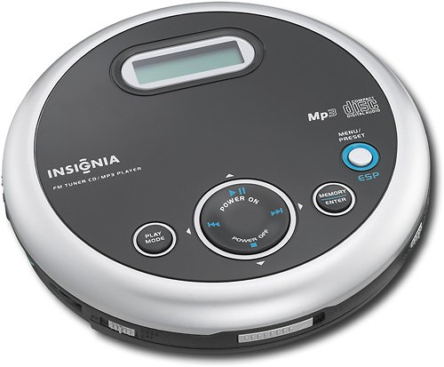 0600603122101 - INSIGNIA NS-P5113 PORTABLE CD PLAYER WITH FM TUNER AND MP3 PLAYBACK, BLACK