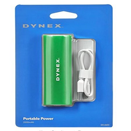 0600603190766 - DYNEX PORTABLE POWER CHARGER - GREEN