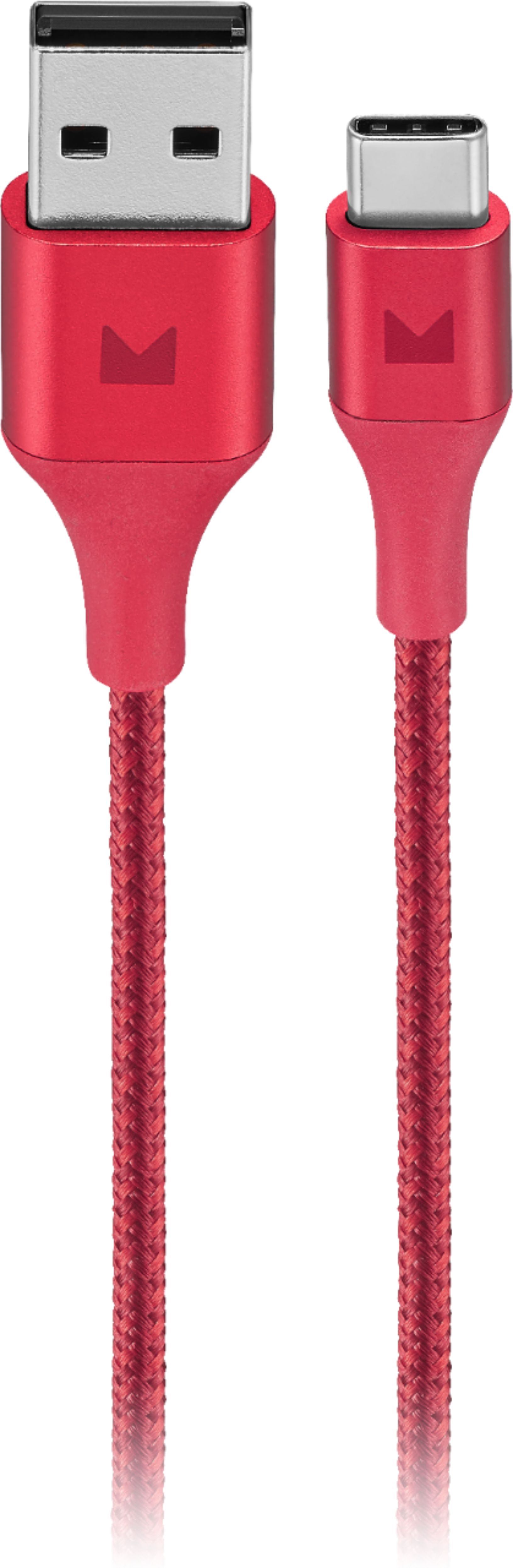 0600603260735 - MODAL™ - 4 USB-C TO USB-A CHARGE-AND-SYNC CABLE - RED