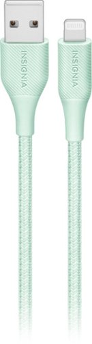 0600603283475 - INSIGNIA™ - 5 LIGHTNING TO USB CHARGE-AND-SYNC CABLE - GREEN