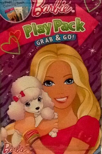 6006398709741 - PLAY PACK GRAB & GO! MINI SET~ BARBIE ~ POSH PETS ~ CRAYONS ~ STICKERS ~ COLORING BOOK