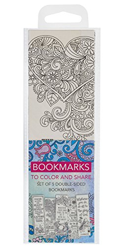6006937133426 - CREATIVE EXPRESSIONS OF FAITH COLLECTION #1: BOOKMARKS TO COLOR AND SHARE - 5 PACK