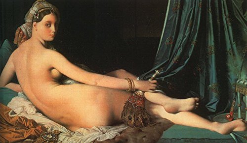0600748274079 - GENERIC GRANDE ODALISQUE OIL PAINTING NO FRAME 20X28 INCH