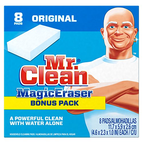 6007845907314 - MR. CLEAN MAGIC ERASER CLEANING PADS, 8-COUNT BOX