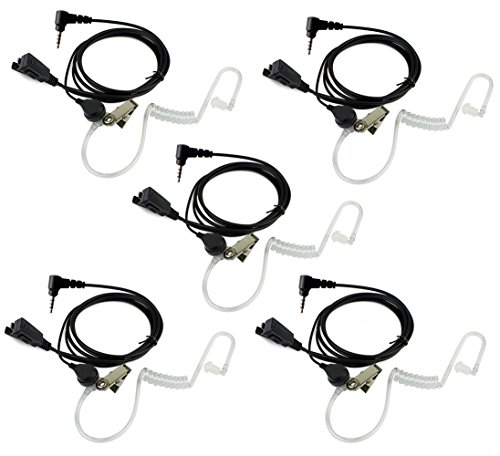 0600978057374 - ARAMA A201Y01 COVERT ACOUSTIC TUBE EARPIECE HEADSET WITH PTT AND MICROPHONE FOR YAESU VERTEX VX-1R 2R 3R 5R 150 160 180 210 210A AND MANY 3.5MM JACK TWO WAY RADIO(5XPACK)