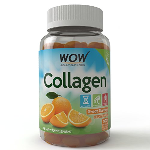 0600978763022 - COLLAGEN SUPPLEMENT TYPE 1 & 3 ADULT GUMMIES BY WOW - ANTI AGING & HEALTHY SKIN,