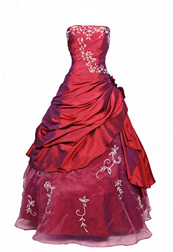 0600984374052 - LISA WOMEN'S STRAPLESS PROM QUINCE DRESSES STOCK LS48