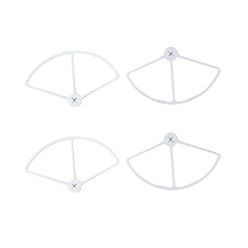 0600988407145 - YKS DJI F450 F550 PROP GUARDS PROPELLER PROTECTIVE RINGS ( WHITE, SET OF 4 )