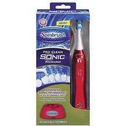 0601001059037 - DDI - ARM & HAMMER RED PRO CLEAN SONIC RECHARGE SPINBRUSH (CASES OF 2 ITEMS)