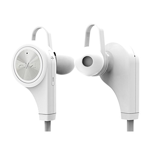 6010716659595 - GENERIC BLUETOOTH V4.1 SPORT STEREO EARPHONES IN EAR HEADSET WIRELESS HEADPHONE WITH CALL FUNCTIONS FOR IPHONE, SAMSUNG, XIAOMI, COOL, HUAWEI, LENOVO WITH USB CABLE, STORAGE BOX AND EARBUDS - WHITE