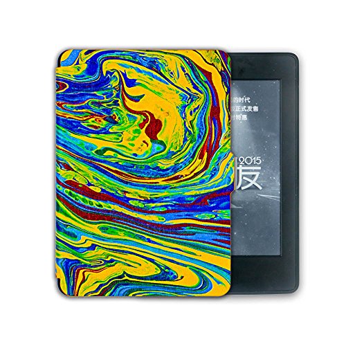 0601187089910 - KANDOUREN AMAZON KINDLE PAPERWHITE CASE - MARBLE UNIQUE ART SKIN,LIGHTED SLIM LEATHER COVER WITH AUTOWAKE(FIT 6 INCH 6TH GENERATION NEW KINDLE PAPERWHITE 2013 2014 2015),COLORFUL BOOK