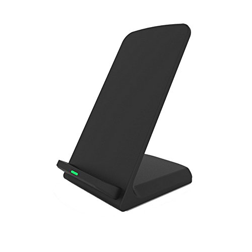 0601187117071 - WIRELESS DESKTOP CHARGER, WIRELESS CHARGE STAND FOR QI ENABLE PHONES OR TABLETS (BLACK)