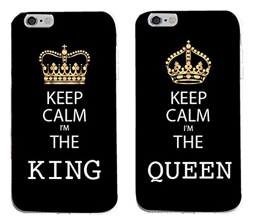 0601279412008 - SHARK®KING AND QUEEN MATCHING COUPLE CASES FOR (QUEEN:IPHONE6 PLUS-5.5INCH)