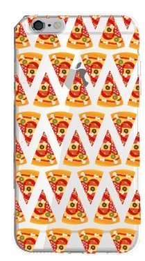 0601279412381 - SHARK® CLEAR TRANSPARENT CASE CUTE PATTERN CASE FOR APPLE 6S/IPHONE 6 PLUS (5.5 INCH-PIZZA)