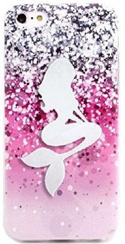 0601279412671 - SHARK® THE PINK GLITTER MERMAID CASE FOR APPLE IPHONE 6 PLUS5.5-INCH